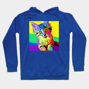 Pop Art Kitten Hoodie